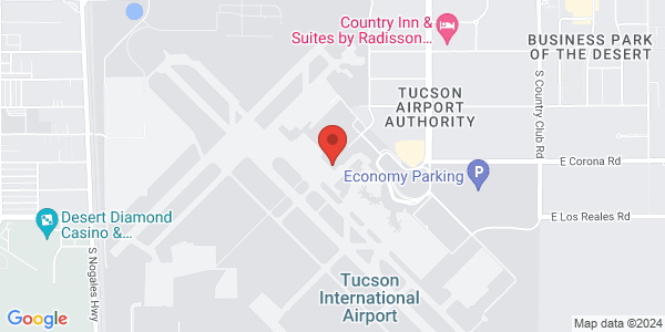 SENTRI interview location map for Tucson Enrollment Center (TUS)